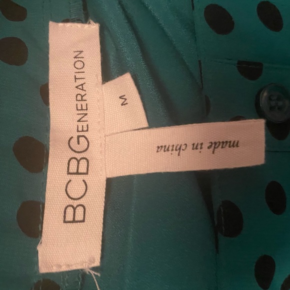 BCBGeneration:Polka Dot High Low Skirt - Picture 4 of 5